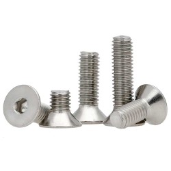 DIN 7991 Big Round Flat Head SS304 Countersunk Socket Bolt M8 x 4-Inch DIN 7991 Big Round Flat Head SS304 Countersunk Socket Bolt M8 x 4-Inch