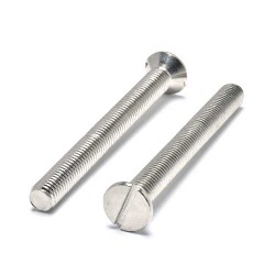 #18 Slotted Flat Head Wood Screws - Stainless Steel 18-8, CSK Countersunk Head 1PC #18 Slotted Flat Head Wood Screws - Stainless Steel 18-8, CSK Countersunk Head 1PC