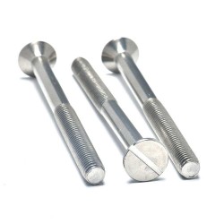 Carbon Steel Slotted Flat Head Zinc Plated CSK Machine Screws