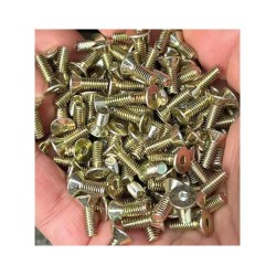 Cadmium Plated Yellow Chromate CSK Head Allen Socket Machine Screws
