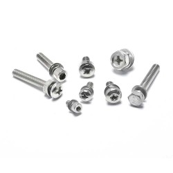 Customized Hex Button Countersunk Pan Head Machine Screws - M12 - Stainless Steel Metal Customized Hex Button Countersunk Pan Head Machine Screws - M12 - Stainless Steel Metal