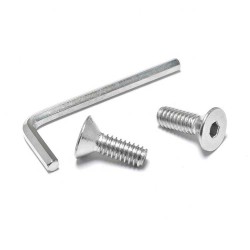 Hex Socket CSK Head Machine Screw - DIN 7991 - 18-8 Stainless Steel Hex Socket CSK Head Machine Screw - DIN 7991 - 18-8 Stainless Steel