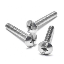 Flat Pan Head / CSK Head Screw - DIN 965 - Stainless Steel - Cross Recessed Flat Pan Head / CSK Head Screw - DIN 965 - Stainless Steel - Cross Recessed