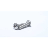1/4-20 x 3/4-Inch Phillips Pan Head Machine Screw - Fully Threaded, Zinc Plated, Cross Recessed (M5x8) 1/4-20 x 3/4-Inch Phillips Pan Head Machine Screw - Fully Threaded, Zinc Plated, Cross Recessed (M5x8)