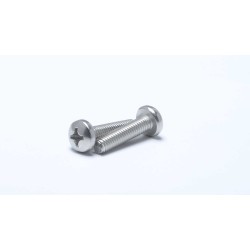 Pan Head Phillips Drive Machine Screw  - Stainless Steel - Plain Finish -Small Parts Pan Head Phillips Drive Machine Screw  - Stainless Steel - Plain Finish -Small Parts