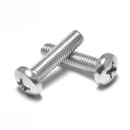 DIN7985 GB818 Pan Head Phillips Machine Screw - Stainless Steel 304 A2 DIN7985 GB818 Pan Head Phillips Machine Screw - Stainless Steel 304 A2