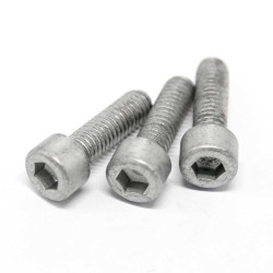 FULL THREAD SOCKET LOW HEAD CAP SCREW - WHITE ZINC 12.9 Grade Geomet M12X30 DIN 6912 FULL THREAD SOCKET LOW HEAD CAP SCREW - WHITE ZINC 12.9 Grade Geomet M12X30 DIN 6912