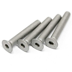 Left Hand Thread Countersunk Head Hex Socket Screw - ISO 10642 M12 Metric Inconel 625 Left Hand Thread Countersunk Head Hex Socket Screw - ISO 10642 M12 Metric Inconel 625