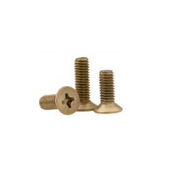 M10 x 70 CSK Head Allen Socket Machine Screws - Brass Silicon Bronze