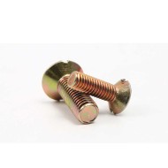 M3.5 x 6 Metric Thread DIN 963 Yellow Zinc Plated Slotted CSK Head Screws M3.5 x 6 Metric Thread DIN 963 Yellow Zinc Plated Slotted CSK Head Screws