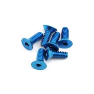 M4 Anodized Colorful Aluminium Hex Socket Countersunk Head Machine Screw DIN 7991 M4 Anodized Colorful Aluminium Hex Socket Countersunk Head Machine Screw DIN 7991