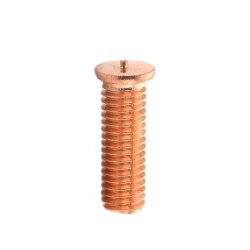 ISO13918 M6/M8/M10 Copper-Plated Steel Capacitor Discharge Weld Stud, 10 Pcs