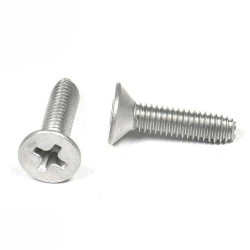 Flat Countersunk Head DIN 965 Machine Screw - Cross Bolt - Zinc Plated Steel Flat Countersunk Head DIN 965 Machine Screw - Cross Bolt - Zinc Plated Steel