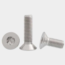 ISO14581 Stainless Steel 18-8 A4 CSK Flat Head Torx Machine Screw M5 x 80