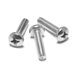 Phillips Button CSK Flat Head Machine Screws - Stainless Steel (SS304/410) Black Oxide Phillips Button CSK Flat Head Machine Screws - Stainless Steel (SS304/410) Black Oxide