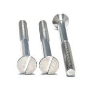 Zinc Plated Carbon Steel Machine Screws Slotted Flat Head 12 x 2-1/2 Zinc Plated Carbon Steel Machine Screws Slotted Flat Head 12 x 2-1/2