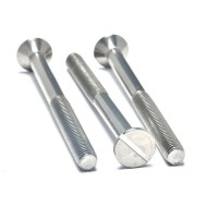 Zinc Plated Steel Machine Screws - Slotted Flat Head CSK - #2 x 1/4 Inch Zinc Plated Steel Machine Screws - Slotted Flat Head CSK - #2 x 1/4 Inch
