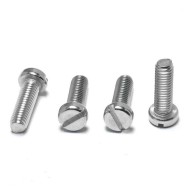 Slotted Round Head / Pan Head Machine Screws - Zinc Plated Steel  Slotted Round Head / Pan Head Machine Screws - Zinc Plated Steel