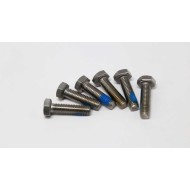 ISO7380 Phillips Countersunk Round Head NYLOK Blue Patch Machine Screw - 10Pcs ISO7380 Phillips Countersunk Round Head NYLOK Blue Patch Machine Screw - 10Pcs