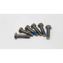 ISO7380 Phillips Countersunk Round Head NYLOK Blue Patch Machine Screw - 10Pcs