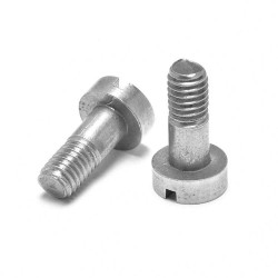 Cheese Head / Slotted Drive Machine Screw - 18-8 Stainless Steel - Plain Finish - Small Parts