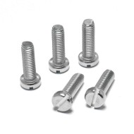 Fillister Head / Slotted Drive Machine Screw - Stainless Steel - Plain Finish - Small Parts Fillister Head / Slotted Drive Machine Screw - Stainless Steel - Plain Finish - Small Parts