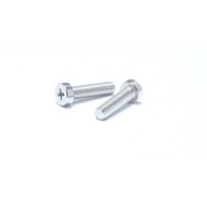 Stainless Steel Machine Screws - Fillister Head / Slotted Drive / Phillips Short Cheese Head - Plain Finish Stainless Steel Machine Screws - Fillister Head / Slotted Drive / Phillips Short Cheese Head - Plain Finish
