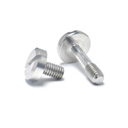 Fillister Head / Slotted Drive Machine Screws - Stainless Steel - Plain Finish