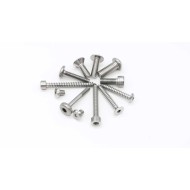 Smooth Knurled Hex Socket Torx Phillips Cap Button Machine Screws - Stainless Steel Smooth Knurled Hex Socket Torx Phillips Cap Button Machine Screws - Stainless Steel