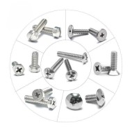 Brass/Titanium/Stainless Steel UNC Machine Screw - Torx Pan Round Head Slotted - M2.5 Brass/Titanium/Stainless Steel UNC Machine Screw - Torx Pan Round Head Slotted - M2.5