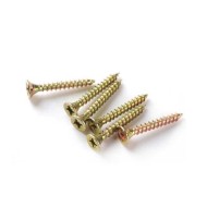 Yellow Zinc Carbon Steel Round Head Chipboard Screws - for Wood and Chipboard Projects Yellow Zinc Carbon Steel Round Head Chipboard Screws - for Wood and Chipboard Projects