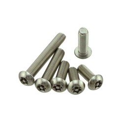 A2/A4 Stainless Steel (SS304/SS316/316L) Torx Pan Head Security Screws - 10Pcs