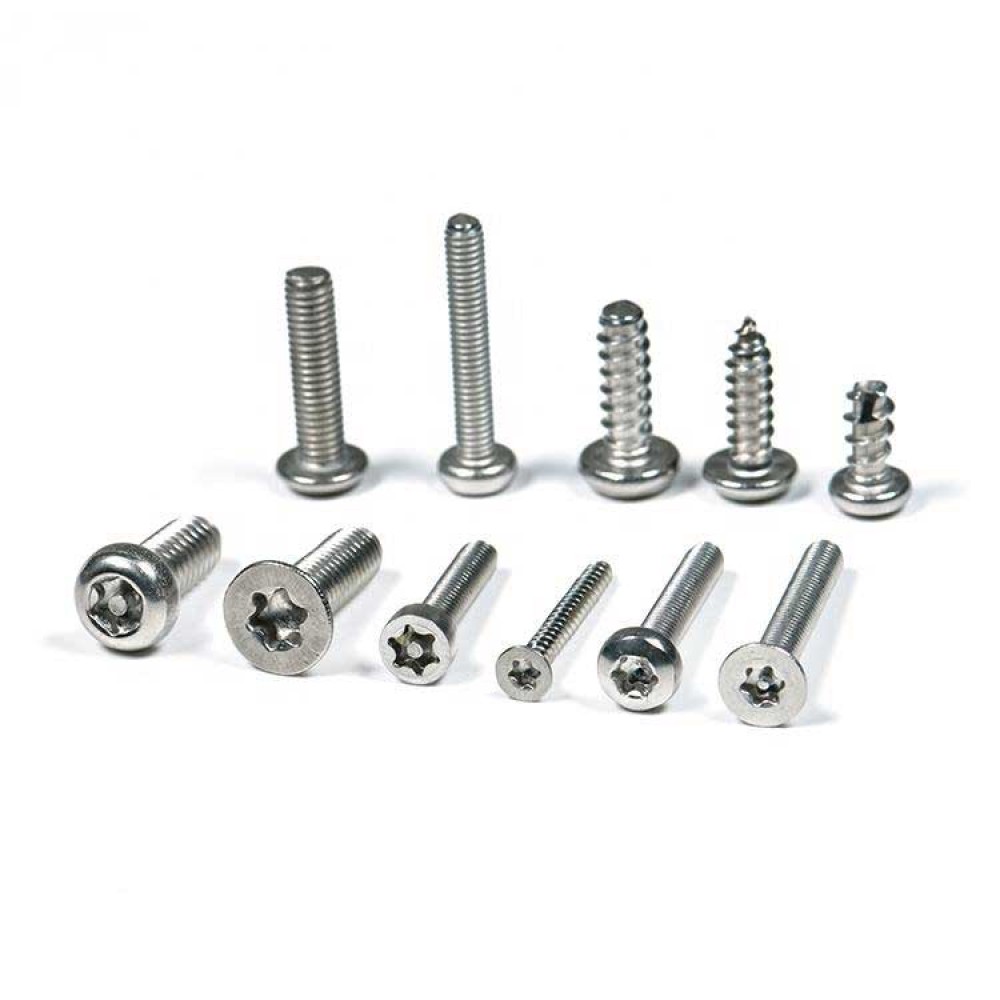 Anti-Theft H-Type Pan Head Security Screws - Stainless Steel