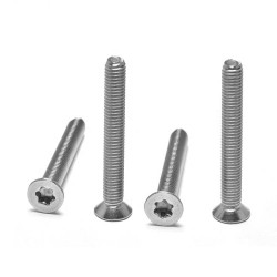 Stainless Steel & Zinc Plated Custom Torx CSK Head Security Screws -  M2 M4 M8 M10