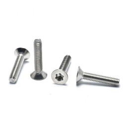 Stainless Steel & Zinc Plated Custom Torx CSK Head Security Screws -  M2 M4 M8 M10