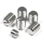Flat Point Slotted Set Screws - Quick Install, DIN 551, SS304 & 316 Stainless Steel, M1-M20 Flat Point Slotted Set Screws - Quick Install, DIN 551, SS304 & 316 Stainless Steel, M1-M20