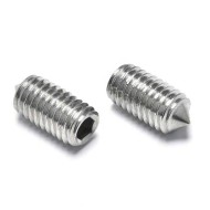 DIN 914 Stainless Steel SS304/316 Hexagon Socket Set Screws - M1.6-M24, Clear Thread, Cone Point DIN 914 Stainless Steel SS304/316 Hexagon Socket Set Screws - M1.6-M24, Clear Thread, Cone Point
