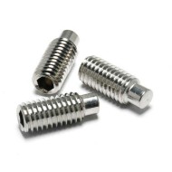 DIN 915 Stainless Steel SS304/316 Hexagon Socket Set Screws - M1.6-M24, Corrosion-Resistant, Dog Point DIN 915 Stainless Steel SS304/316 Hexagon Socket Set Screws - M1.6-M24, Corrosion-Resistant, Dog Point