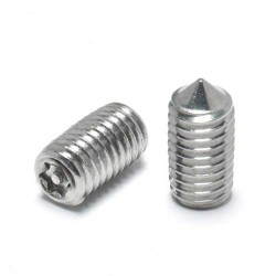 Hex Socket Cone Point Grub Set Screws - Metric, Stainless Steel, Hardware Manufacturer Hex Socket Cone Point Grub Set Screws - Metric, Stainless Steel, Hardware Manufacturer