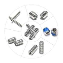 Set Screws - High Quality Customized SS304/316 M1-M12 Quick Install Precision Thread