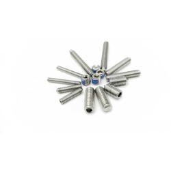 Customized Stainless Steel SS304/316 Precision Thread Set Screws - M1-M12, Quick Install Customized Stainless Steel SS304/316 Precision Thread Set Screws - M1-M12, Quick Install