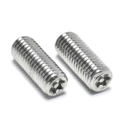 Set Screws - Torx Pin, Flat Point, High Quality Stainless Steel (SS304/316), Precision Thread, Various Sizes