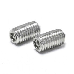 Precision Thread Torx Pin Set Screws - Stainless Steel SS304/316, Cone Point, Standard Size