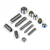 SS304 (18-8, A2) Nylon Patch Cup Point Dog Point Hexagon Socket Set Screws SS304 (18-8, A2) Nylon Patch Cup Point Dog Point Hexagon Socket Set Screws