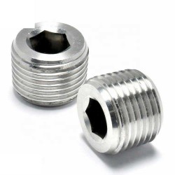 Flat Point Hexagon Socket Set Screws - Clear Thread, Quick Installation, SS304 & 316 Stainless Steel, M1.6-M24 Flat Point Hexagon Socket Set Screws - Clear Thread, Quick Installation, SS304 & 316 Stainless Steel, M1.6-M24