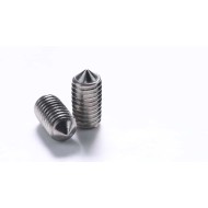 High-Quality 18-8 Steel (A2/A4) DIN914 Cone Point Hex Socket Grub Screws High-Quality 18-8 Steel (A2/A4) DIN914 Cone Point Hex Socket Grub Screws