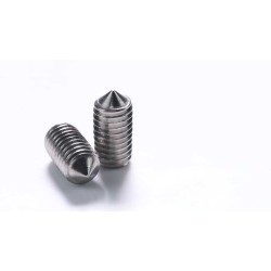 High-Quality 18-8 Steel (A2/A4) DIN914 Cone Point Hex Socket Grub Screws High-Quality 18-8 Steel (A2/A4) DIN914 Cone Point Hex Socket Grub Screws