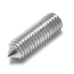 High-Quality 18-8 Steel (A2/A4) DIN914 Cone Point Hex Socket Grub Screws High-Quality 18-8 Steel (A2/A4) DIN914 Cone Point Hex Socket Grub Screws
