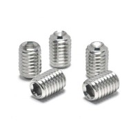 Cup Point Hex Socket Grub Screws - DIN916, 18-8 Steel, UNC UNF #6 #8 #10 Cup Point Hex Socket Grub Screws - DIN916, 18-8 Steel, UNC UNF #6 #8 #10