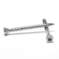 CSK Torx Head Double Thread Terrace Screws - SS 304/316 Stainless Steel CSK Torx Head Double Thread Terrace Screws - SS 304/316 Stainless Steel